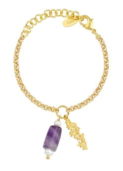 Lebole Maison Bracciale Bambù Viola