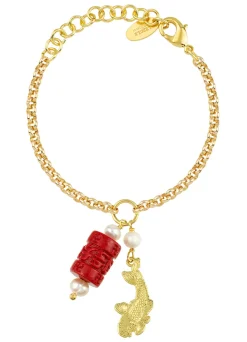 Lebole Maison Bracciale Carpa Corallo