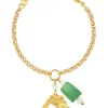 Lebole Maison Bracciale Carpe Verde Giada