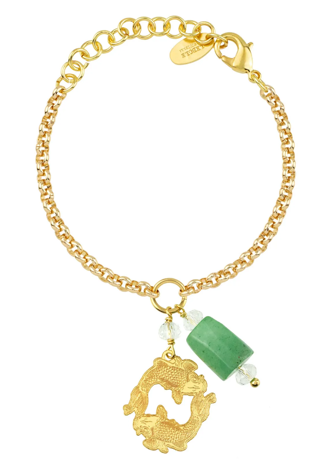 Lebole Maison Bracciale Carpe Verde Giada