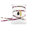 Lebole Maison Bracciale/collana Tessuto Fiori Bambù Nero