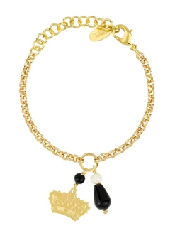 Lebole Maison Bracciale Corona Nero