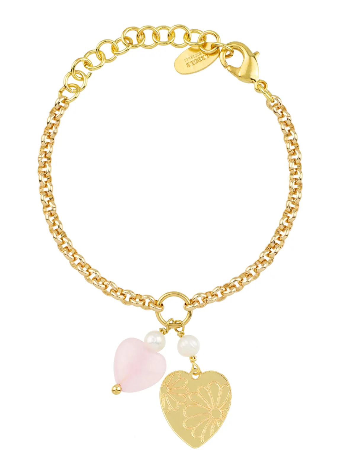 Lebole Maison Bracciale Cuore Rosa