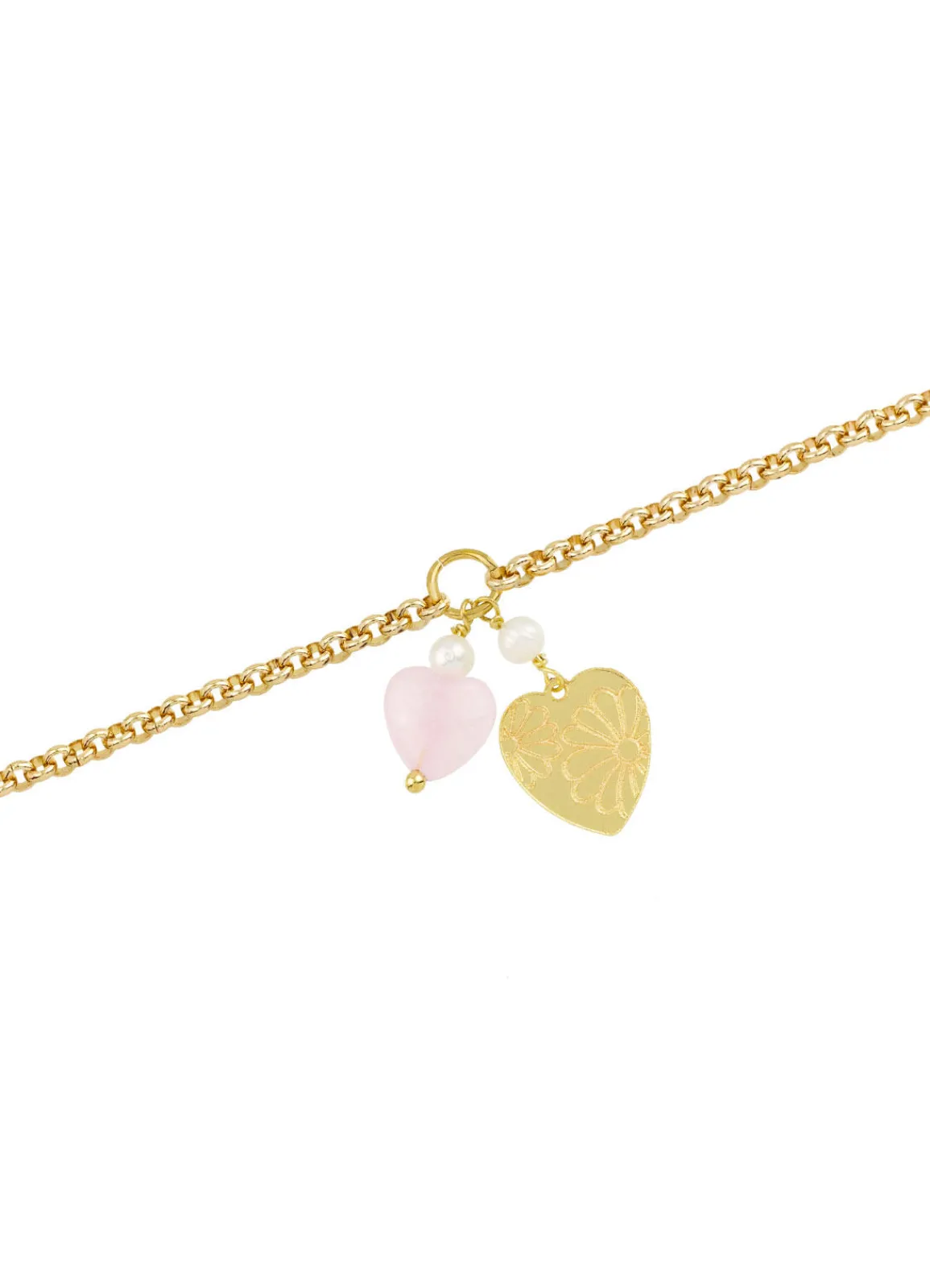 Lebole Maison Bracciale Cuore Rosa