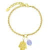 Lebole Maison Bracciale Kimono Azzurro