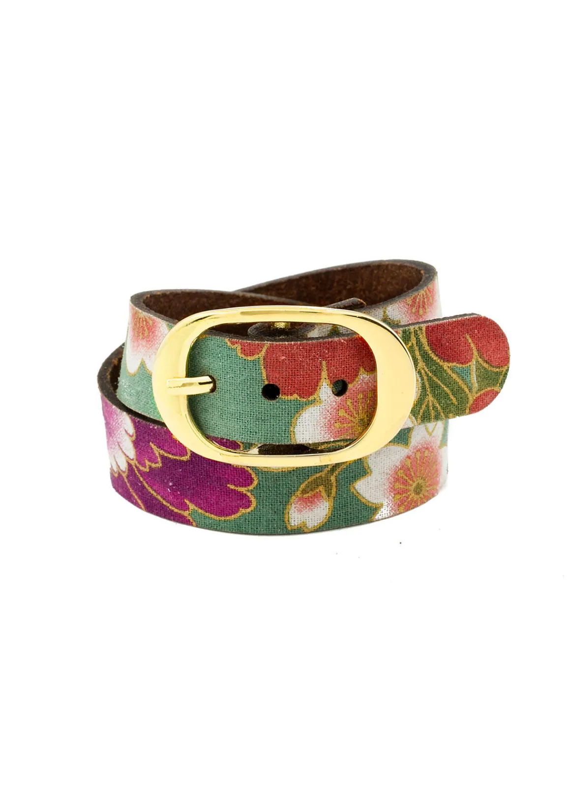 Lebole Maison Bracciale Kimono Basso Verde Giada