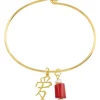 Lebole Maison Bracciale Rigido Amore Rubino