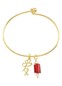 Lebole Maison Bracciale Rigido Amore Rubino