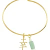 Lebole Maison Bracciale Rigido Fortuna Verde