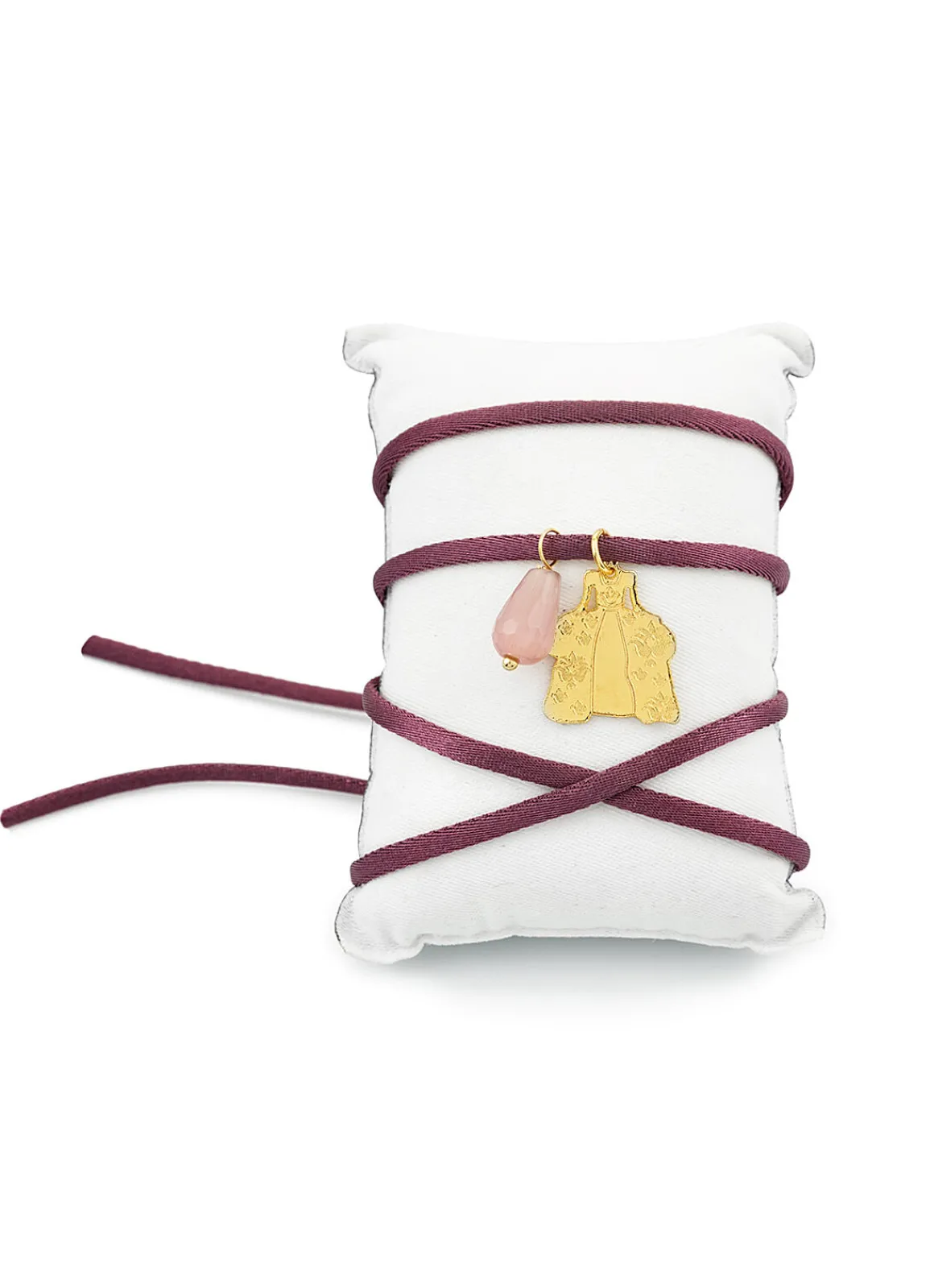 Lebole Maison Bracciale Tessuto Dama Viola