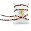 Lebole Maison Bracciale Tessuto Fiori Kimono Verde Giada