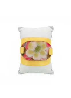 Lebole Maison Bracciale Tessuto Kimono Giallo