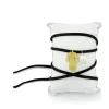 Lebole Maison Bracciale Tessuto Kimono Nero