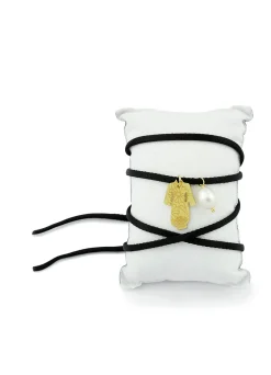 Lebole Maison Bracciale Tessuto Kimono Nero