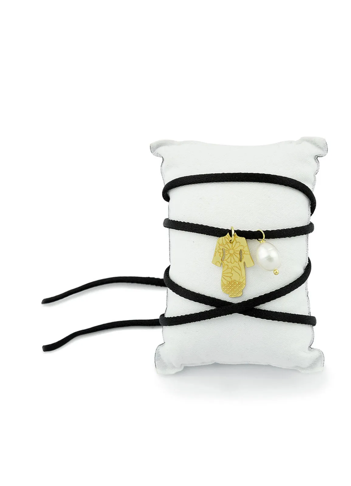 Lebole Maison Bracciale Tessuto Kimono Nero