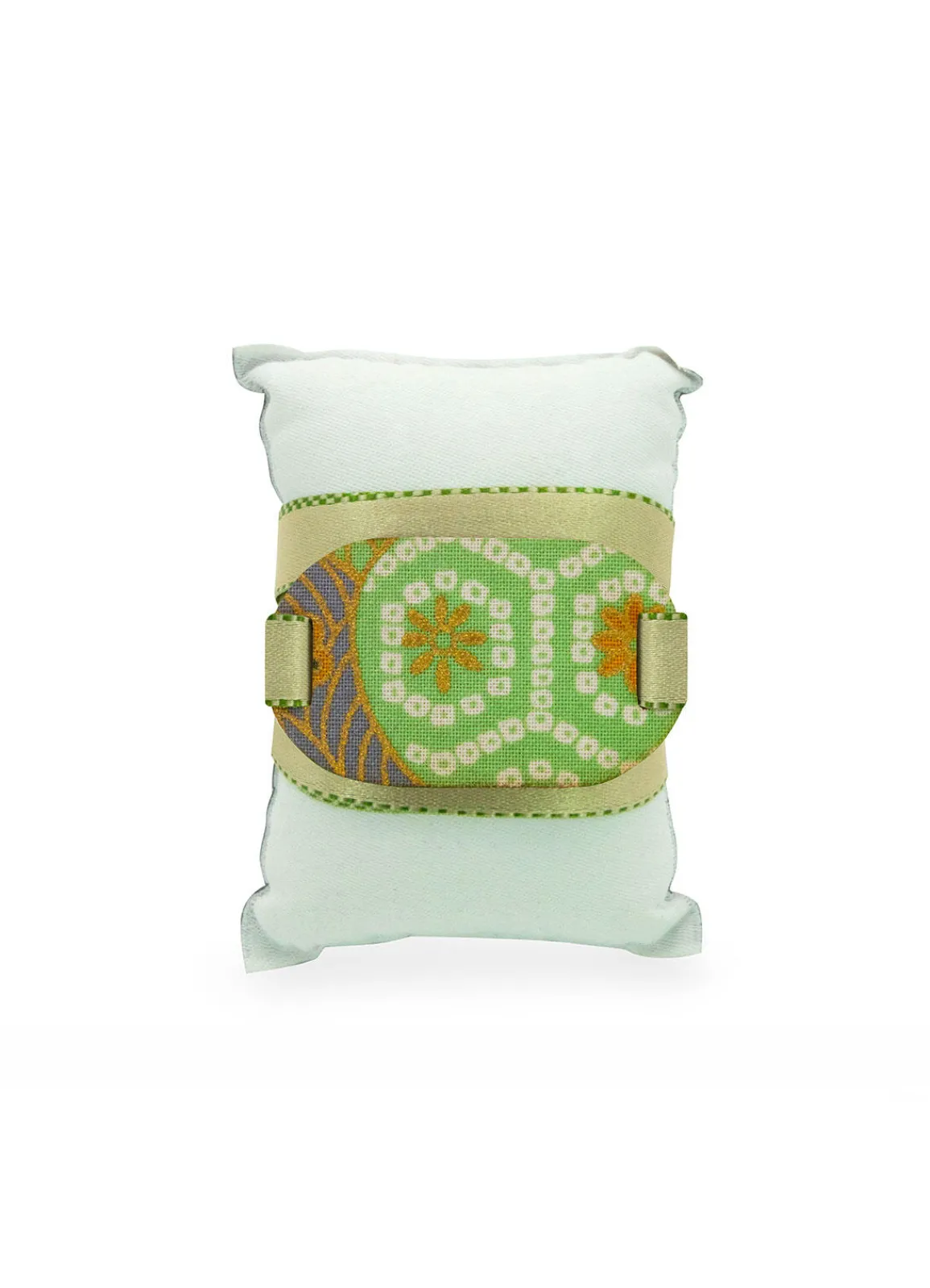 Lebole Maison Bracciale Tessuto Kimono Verde Chiaro