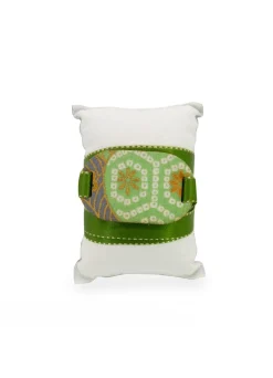 Lebole Maison Bracciale Tessuto Kimono Verde