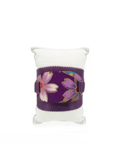 Lebole Maison Bracciale Tessuto Kimono Viola
