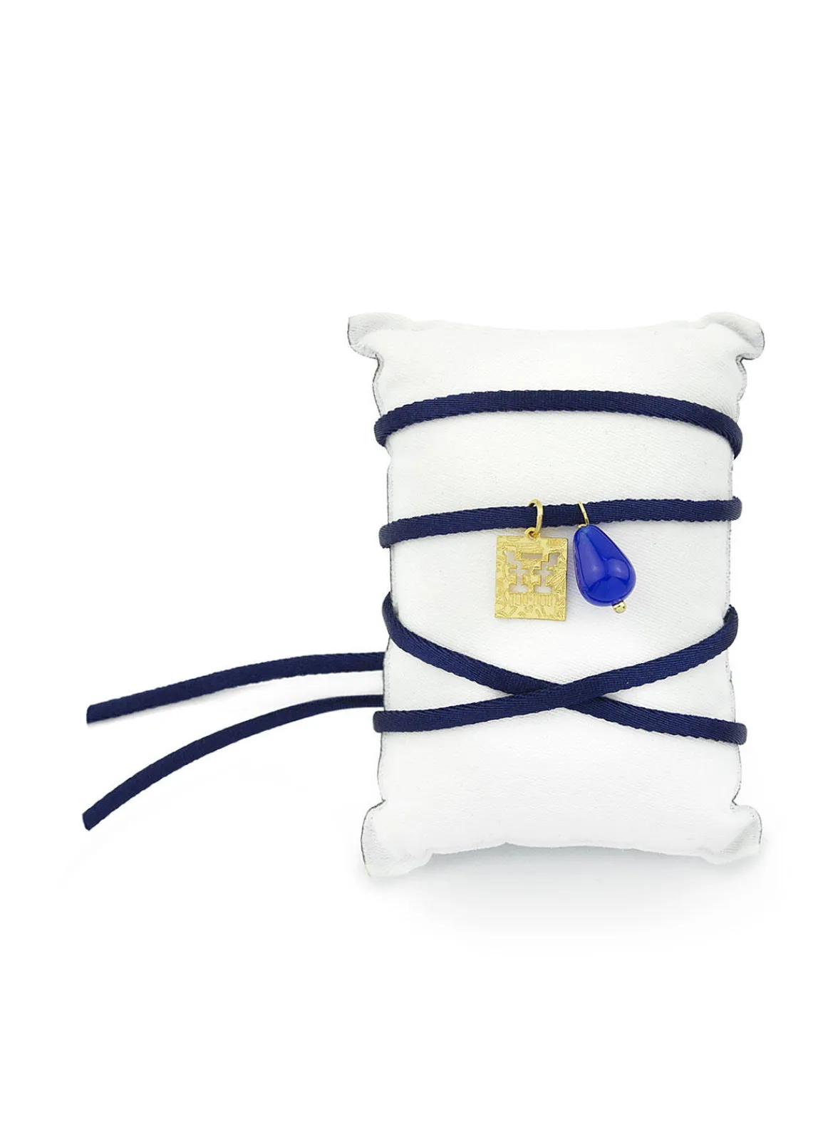 Lebole Maison Bracciale Tessuto Torii Blu