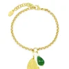Lebole Maison Bracciale Ventaglio Verde