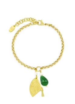 Lebole Maison Bracciale Ventaglio Verde