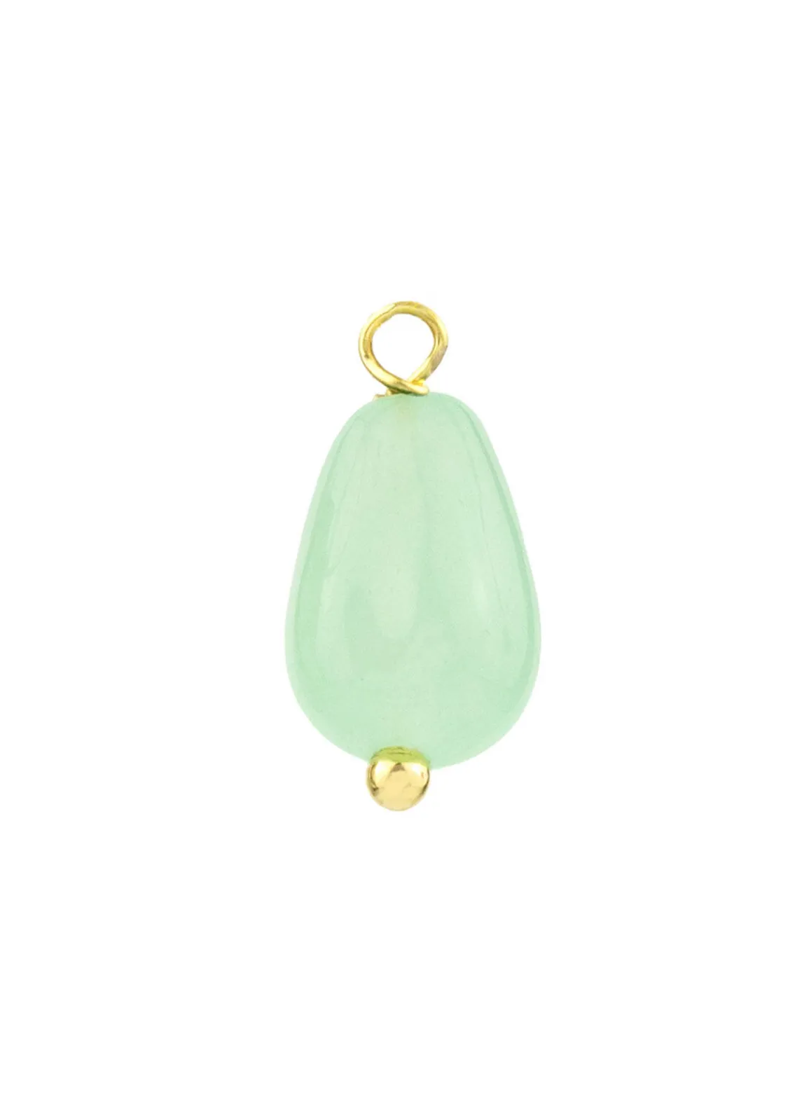 Lebole Maison Charm Goccia Piccola Verde Giada
