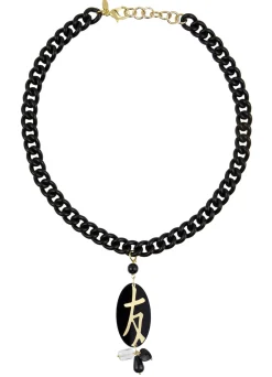 Lebole Maison Collana Amicizia Plexi Nero