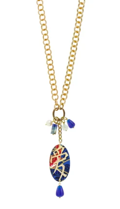 Lebole Maison Collana Doppia Amore Blu
