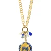 Lebole Maison Collana Doppia Carpe Blu