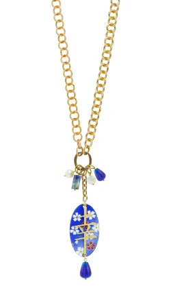 Lebole Maison Collana Doppia Fortuna Blu