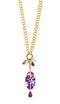 Lebole Maison Collana Doppia Fortuna Viola
