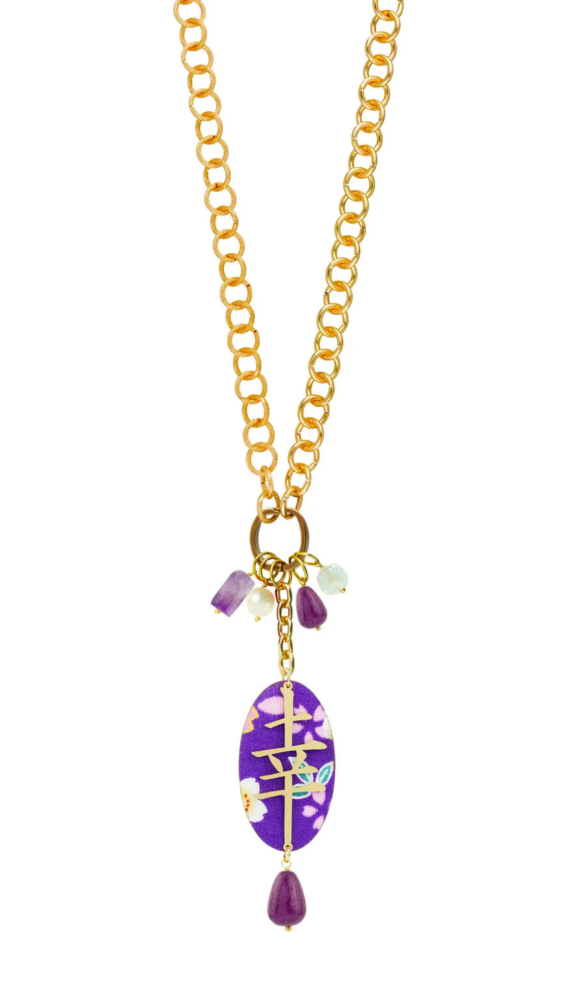 Lebole Maison Collana Doppia Fortuna Viola