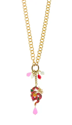 Lebole Maison Collana Doppia Mito Rosa Fluo