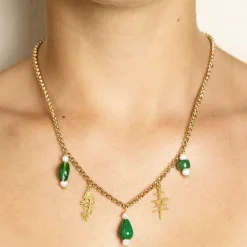 Lebole Maison Collana Fortuna Elementi Verde