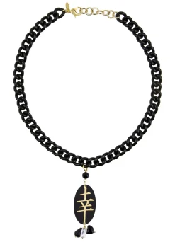Lebole Maison Collana Fortuna Plexi Nero