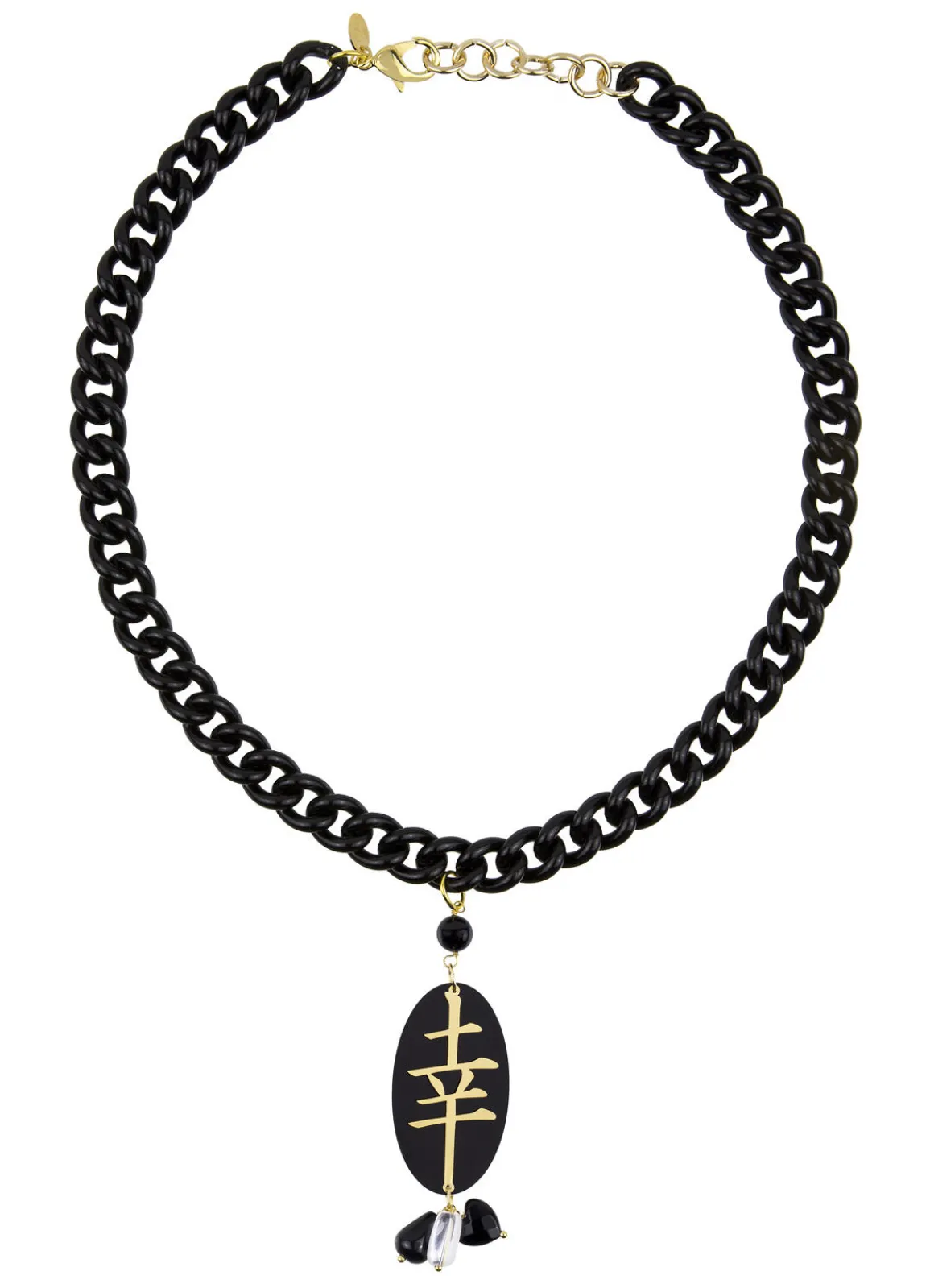 Lebole Maison Collana Fortuna Plexi Nero