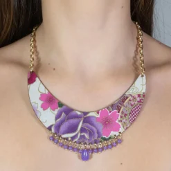 Lebole Maison Collana Kimono Lilla