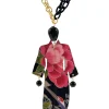 Lebole Maison Collana Kimono Maxi Nero