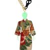 Lebole Maison Collana Kimono Maxi Verde Giada