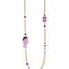 Lebole Maison Collana Kimono Plexi Fucsia