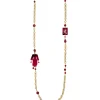 Lebole Maison Collana Kimono Plexi Rubino