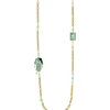 Lebole Maison Collana Kimono Plexi Verde Giada