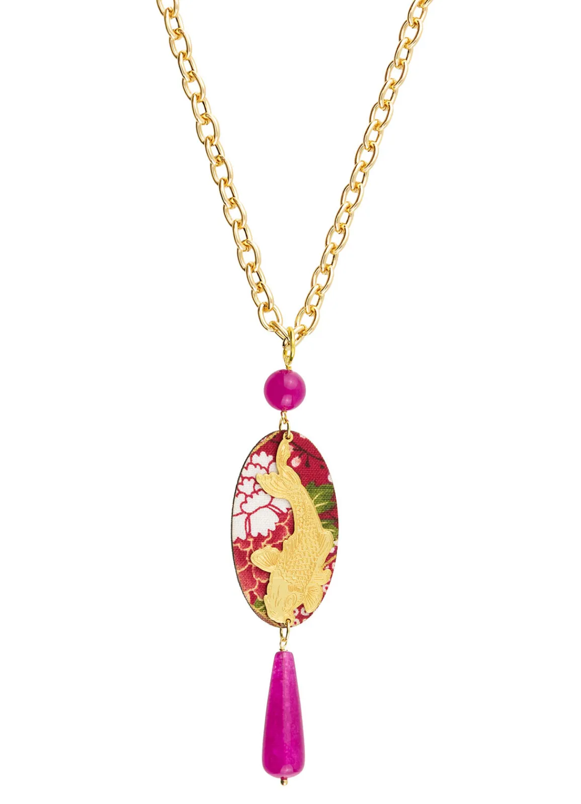 Lebole Maison Collana Koi Fucsia