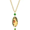 Lebole Maison Collana Koi Verde Oliva