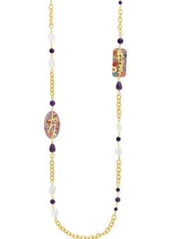 Lebole Maison Collana Lebolina Amicizia Viola