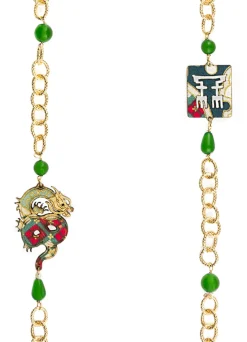 Lebole Maison Collana Lebolina Drago Verde