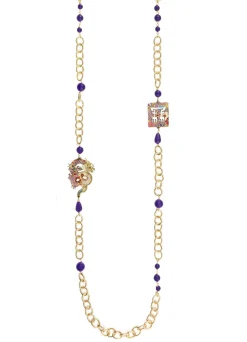 Lebole Maison Collana Lebolina Drago Viola