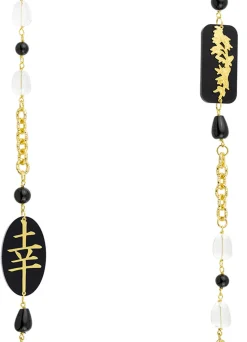 Lebole Maison Collana Lebolina Fortuna Plexi Nero