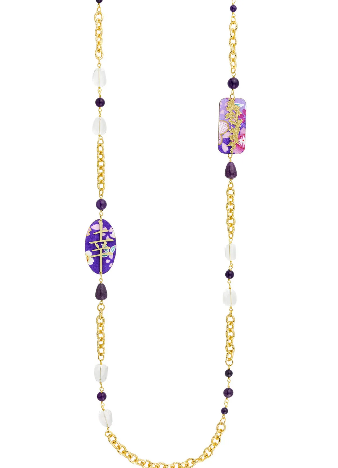 Lebole Maison Collana Lebolina Fortuna Viola