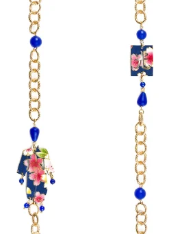 Lebole Maison Collana Lebolina Kimono Blu